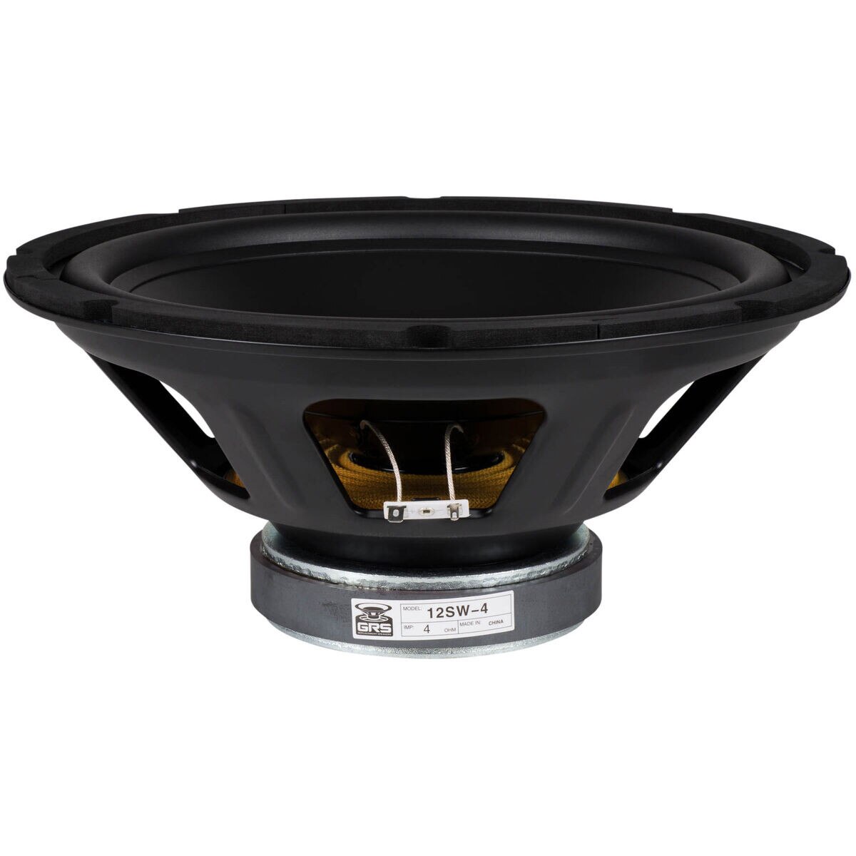 GRS 12SW4 12" Poly Cone Subwoofer 4 Ohm